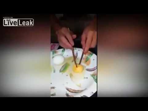 LiveLeak - Fake eggs made in China