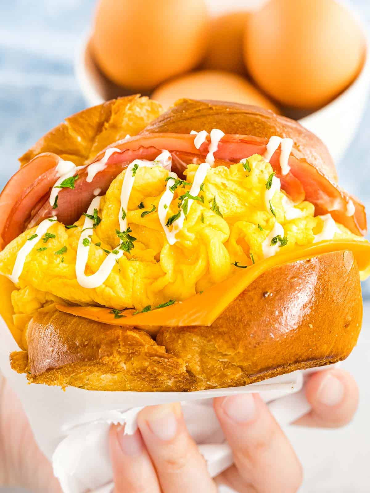 korean egg drop sandwich