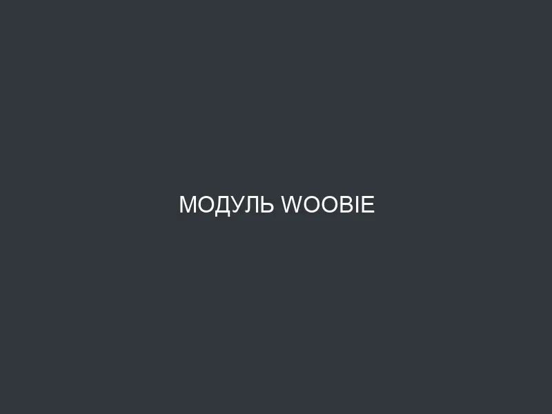 Модуль Woobie