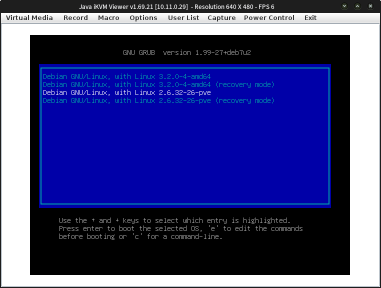 Установка Proxmox
