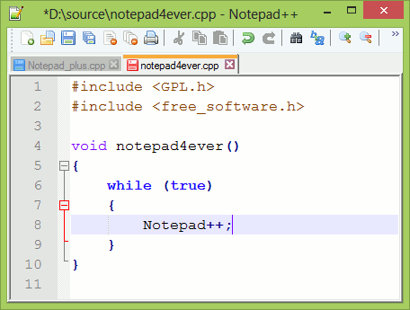 notepadever