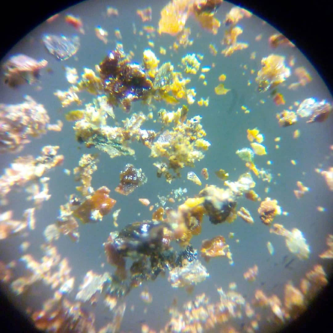 Продолжаю осваиваться. Окислы щелочной батарейки. микроскоп микро microphotography microscope